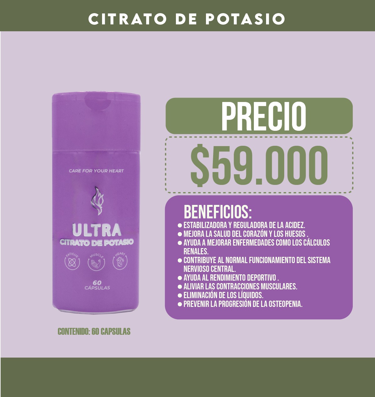 CITRATO DE POTASIO ULTRA 450MG