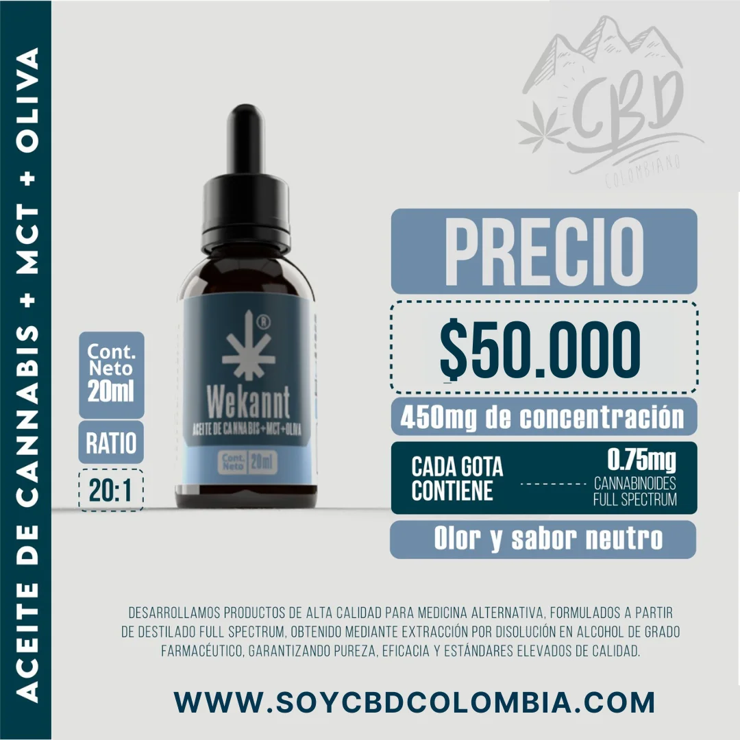 ACIETE CBD WEKANNT 450MG RATIO 20:1